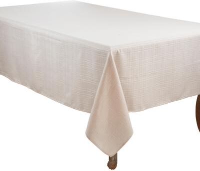 Saro Lifestyle Refined Stitched Plaid Tablecloth