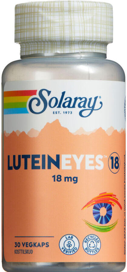 Solaray Lutein Eyes18 Kapsler Kosttilskud 30 stk