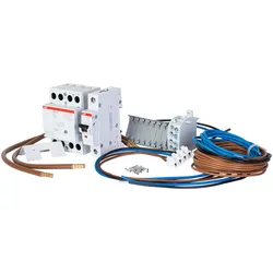 f-tronic 7110034 WP40-Set, Schütz40A4pol., Plombierkappe, LS6A1pol., inkl. Verdrahtung WP40Set