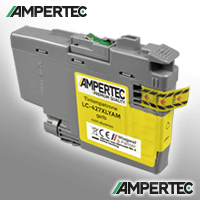 Ampertec Tinte kompatibel mit Brother LC-427XLY yellow
