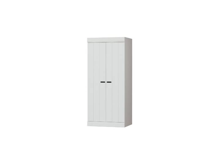 Armoire basse 2 portes pin blanc CONNECT