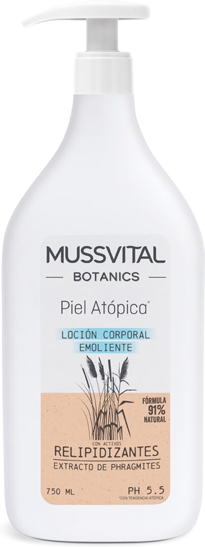 Mussvital Loción Pieles Atópicas 750 ml Botanics.