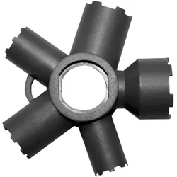 KWC Neoperl Universal Cache Schlüssel, Kunststoff dunkelgrau 636508