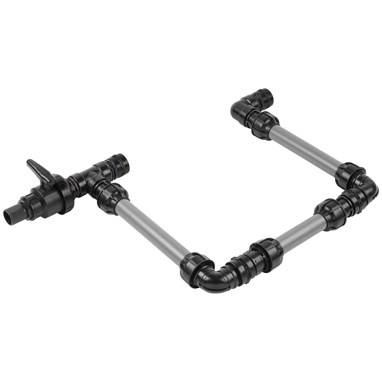 REKUBIK IBC Adapter BSP 2" - 2 IBC hintereinander Tankverbindung Rohr 50mm