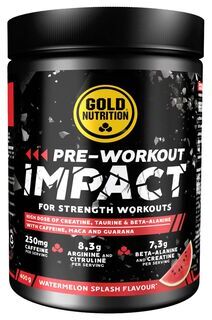 GOLDNUTRITION Pre-Workout Impact Strawberry 400 gr
