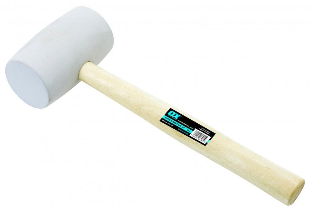 OX Tools OX Pro witte rubberen hamer - 24 oz