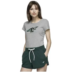 4F, Damen, Sportshirt, Damen T-Shirt Sheila (XL), Grau