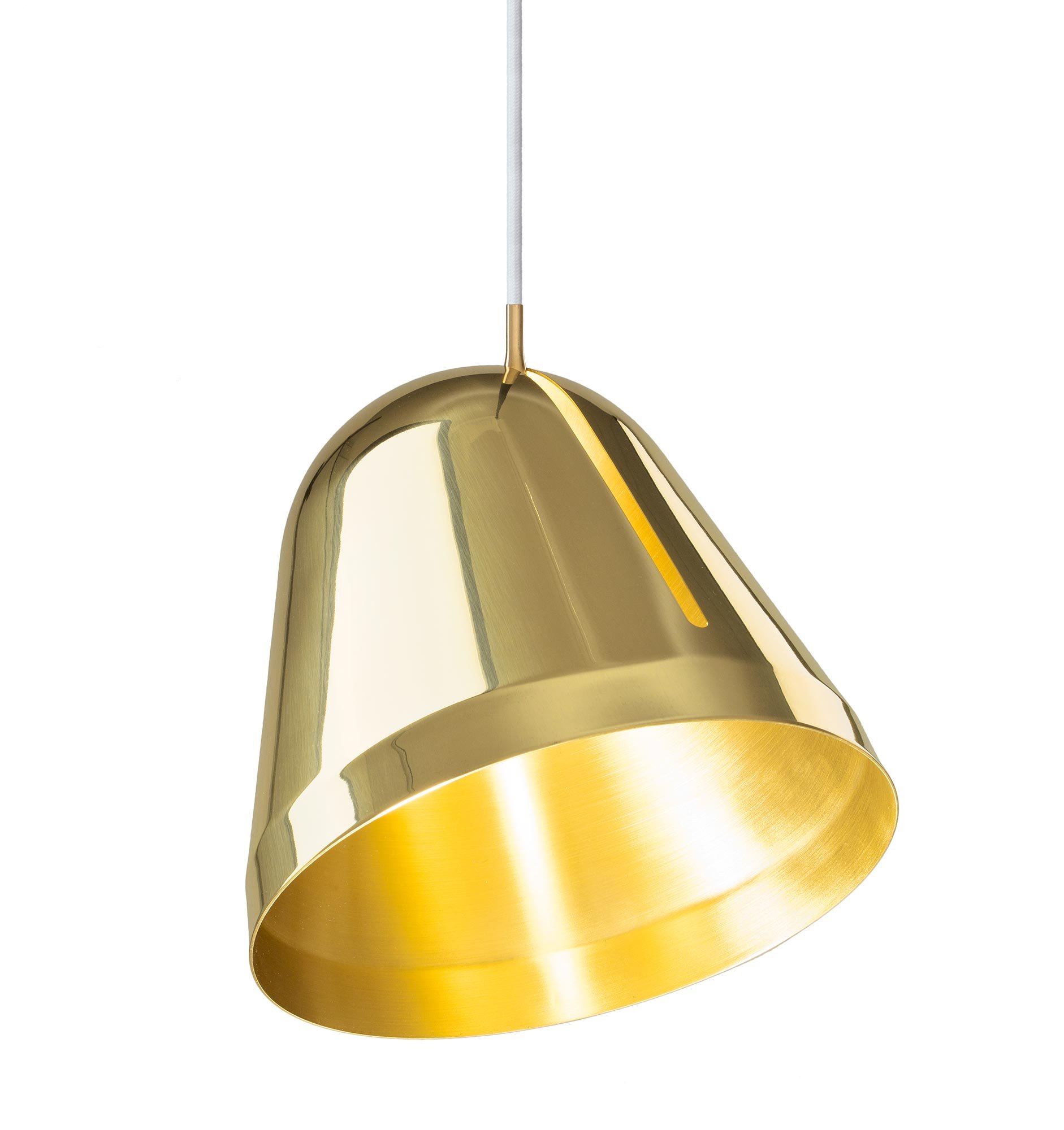 Nyta Tilt Brass Pendelleuchte (weiß, 3 m) weiß | 3 m Tilt Brass 1.2.2