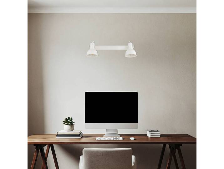 Deckenleuchte Trogir Argon, dimmbar, creme / amber, für Wohn- / Esszimmer, Metall, Industrielles Design