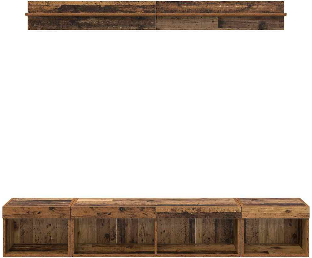 17 Stories TV Stand for TVs up to 77" Old Wood 77"