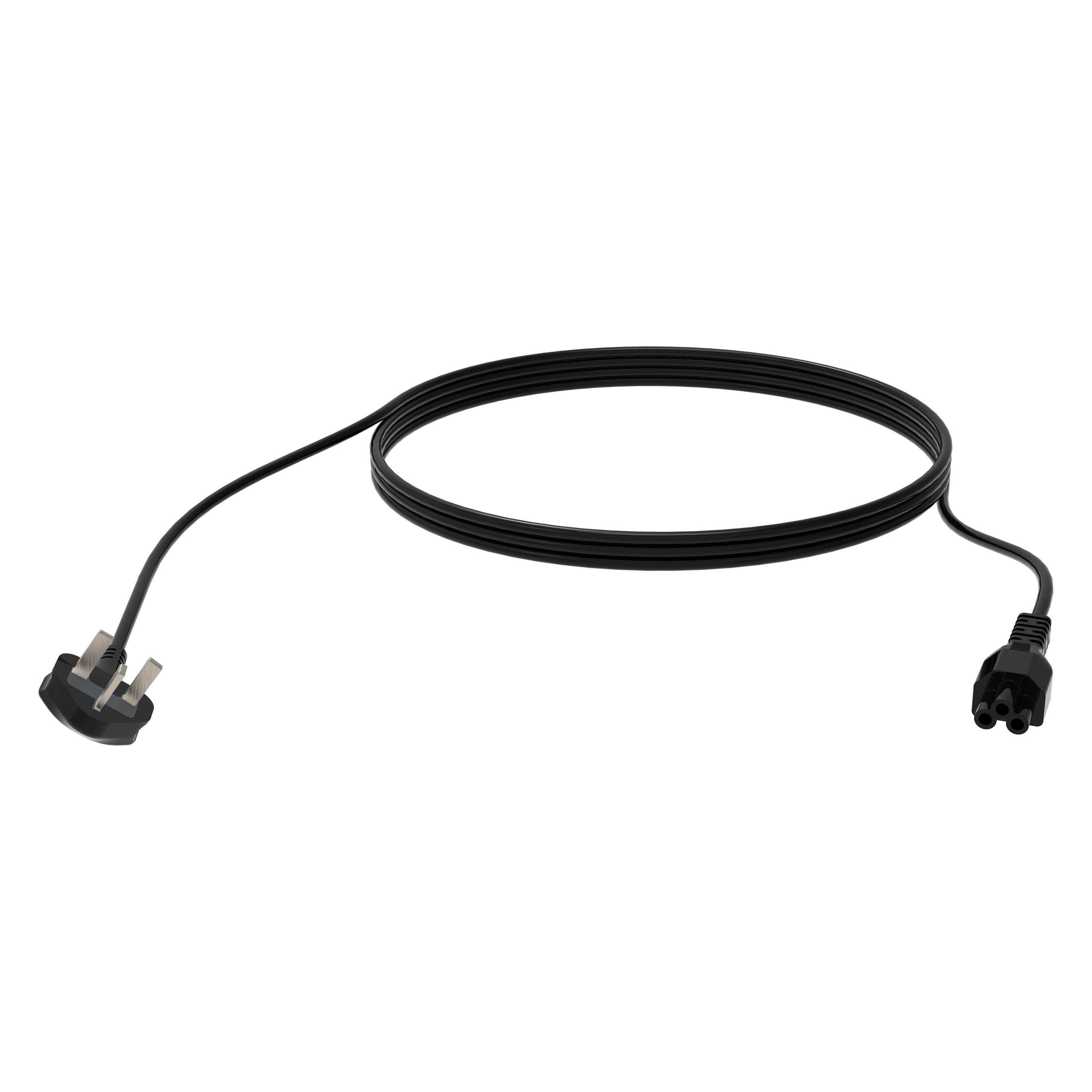 Vision UK CloverleafPower cable (3 m) (TC 3MUKCVLF/BL)