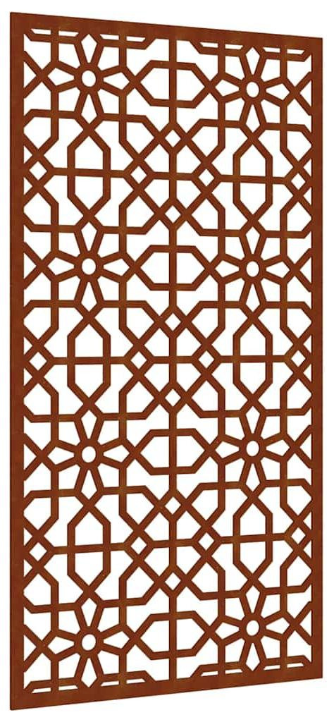 vidaXL Tuinwanddecoratie Moors Design in Cortenstaal, 105 x 55 cm