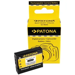 PATONA Akku für Casio NP-130 Exilim EXH30 EX-H30 EXZR100 EX-ZR100 – 3,7 Volt 1500 mAh