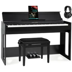 Classic Cantabile DP-S1 SM E-Piano Schwarz matt Set