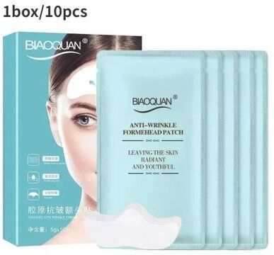 Useful Little Things Anti Wrinkle Forehead Line Removal Gel Patch And Frown Treatment Stickers 10pcs With Box