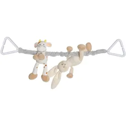 Diinglisar, Kinderwagenspielzeug, Stroller chain - Rabbit and cow (TK2934)