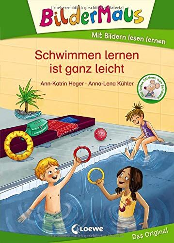 Ann-Katrin Heger - Bildermaus - Schwimmen lernen ist ganz leicht: Mit Bildern lesen lernen - Ideal für die Vorschule und Leseanfänger ab 5 Jahre - Preis vom 12.10.2026 11:37:12 h