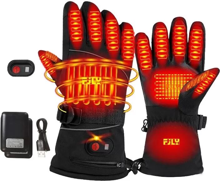 INF Wiederaufladbare beheizbare Handschuhe - Elektrische Wärmehandschuhe für Winter, Skifahren, Reiten und Outdoor-Arbeit