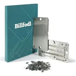 Billfodl Crypto Wallet, Crypto Wallet, Silber