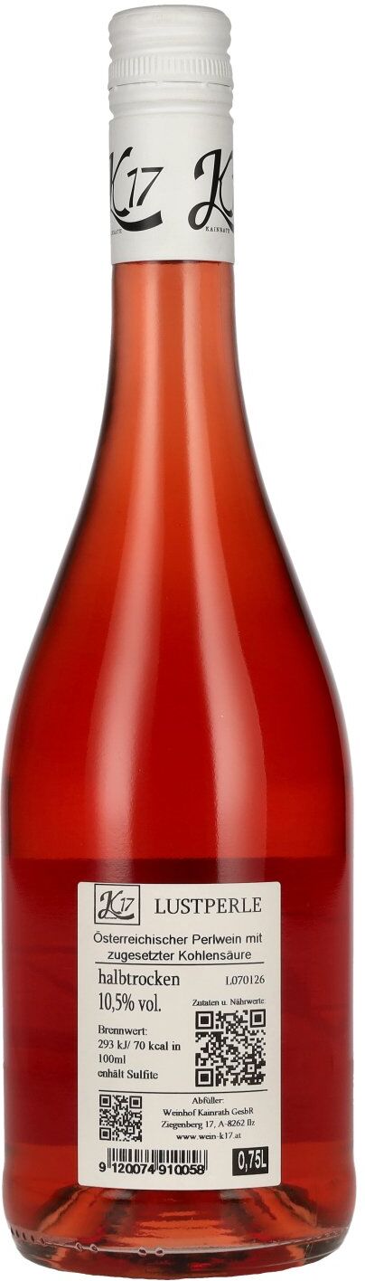 K17 Kainrath LUSTPERLE 10,5% Vol. 0,75l