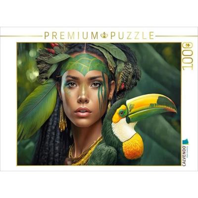 CALVENDO Puzzle Junge Frau | 1000 Teile Lege-Größe 64x48cm Foto-Puzzle für glückliche Stunden
