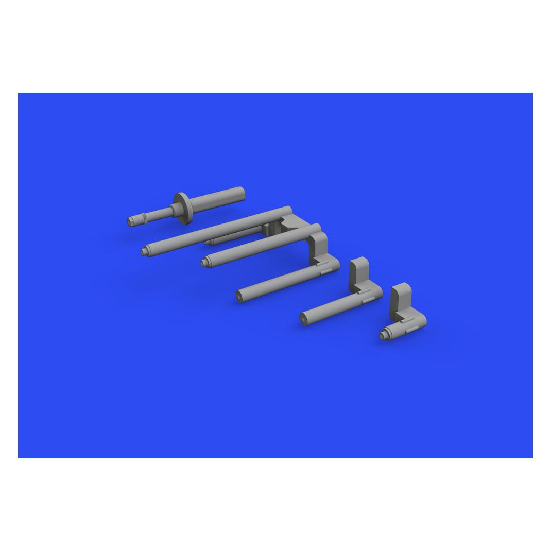 Eduard P-38J gun barrels PRINT for TAMIYA (648789)