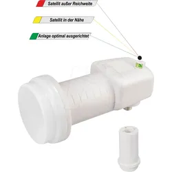 ANK EASY FIND - LNB, Single, 40 mm, 4K, 3D ready, Satfinder