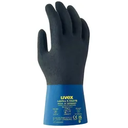 uvex rubiflex S XG27B Chemikalienschutzhandschuh blau/schwarz 10 - 6056010 - blau/schwarz