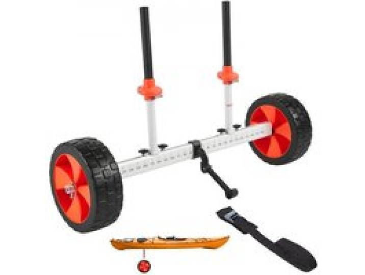 VEVOR Kajakwagen, 113 kg, Kanuwagen mit 25,4 cm Reifen & Spanngurt, Bootswagen zum Transportieren von Kajaks, Kanus, Paddleboards, Jon-Booten, Wassersportgeräte, 900x580x575 mm