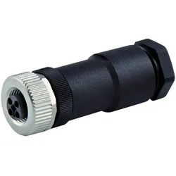 Murr Elektronik M12 Bu. 0° T-kod. selbstanschl. Schraubklemme 4-pol. max. 1.5mm2, Elektronikkabel + Stecker