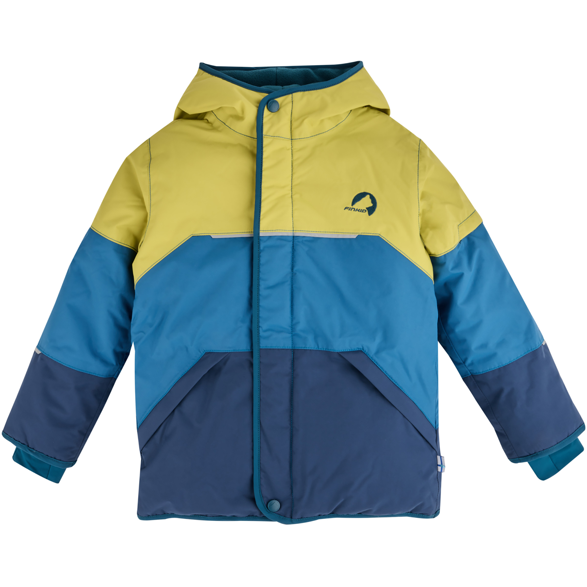 Finkid Taika Snow Kinder Isolationsjacke blau Größe 100 Lifestyle | Skifahren Isolierend Wasserabweisend