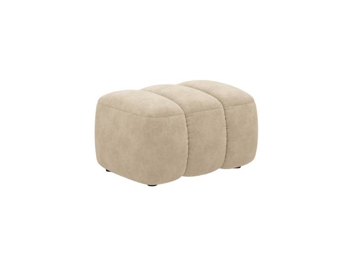 Design Sitzpouf Kimi Samt Beige hell chosen by Bloomingloft