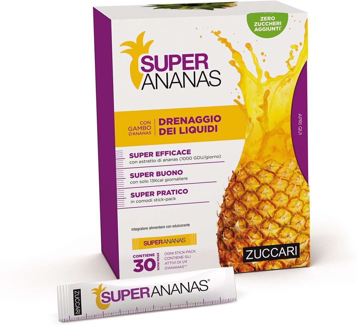 ZUCCARI Srl Zuccari, Super Ananas, 30 Stick