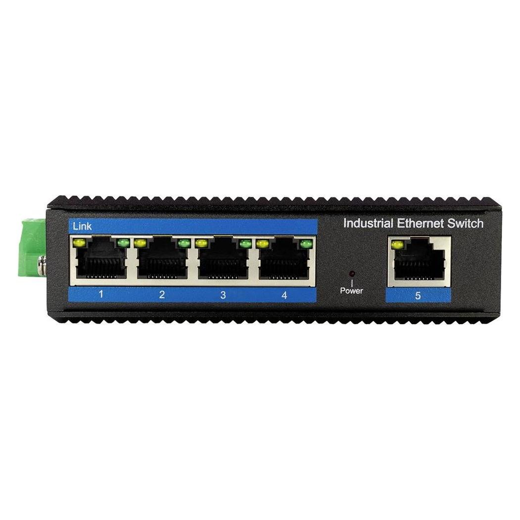 LogiLink Industrial Fast Ethernet Switch, 5-Port, Unmanaged (5 Ports) (NS200)