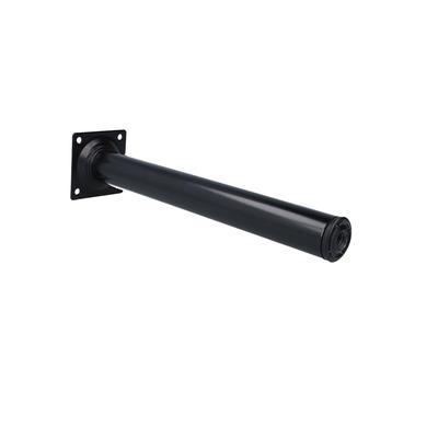 MS Beschläge Moderne Möbelstütze 250mm Schwarz ø 30mm Tischstütze Möbelfuss Sofafuss Bettfuss