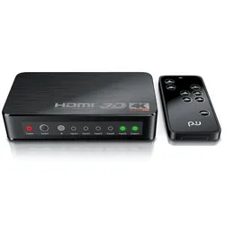 Primewire Ultra HD 4k 5-Port HDMI Umschalter inkl. Fernbedienung 5x HDMI IN / 1x HDMI OUT