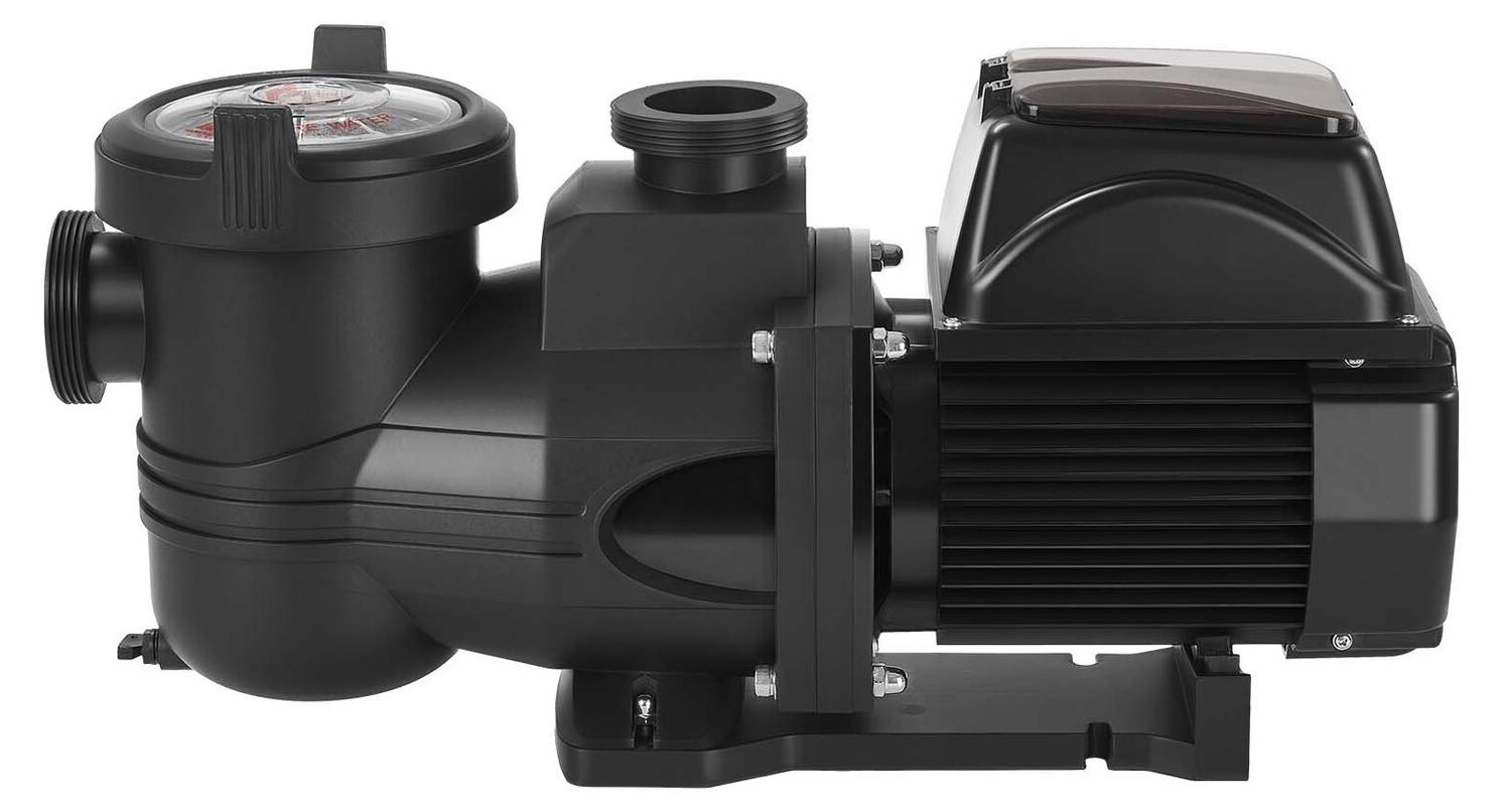 Variable Speed Pool Pump, 1650W, AC 220-240V, 33,000 L/H, In/Above Swimming Pool Pump with Filter Basket, Powerful Self Priming, Programmable Timer, for Inground and Above Ground Swimming Pool
