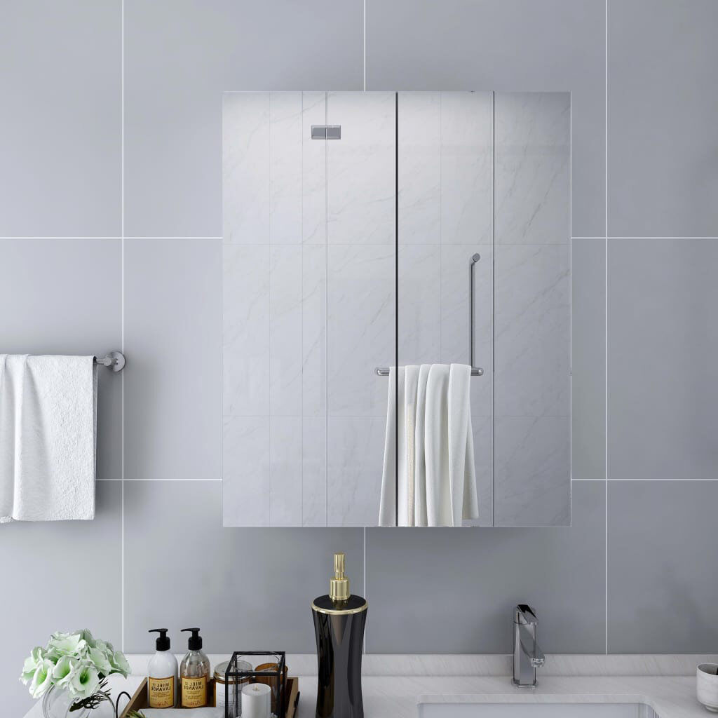 Belfry Bathroom Nayini 60mm W 75mm H Surface Frameless Medicine Cabinet Mirror 3 Fixed 75mm H