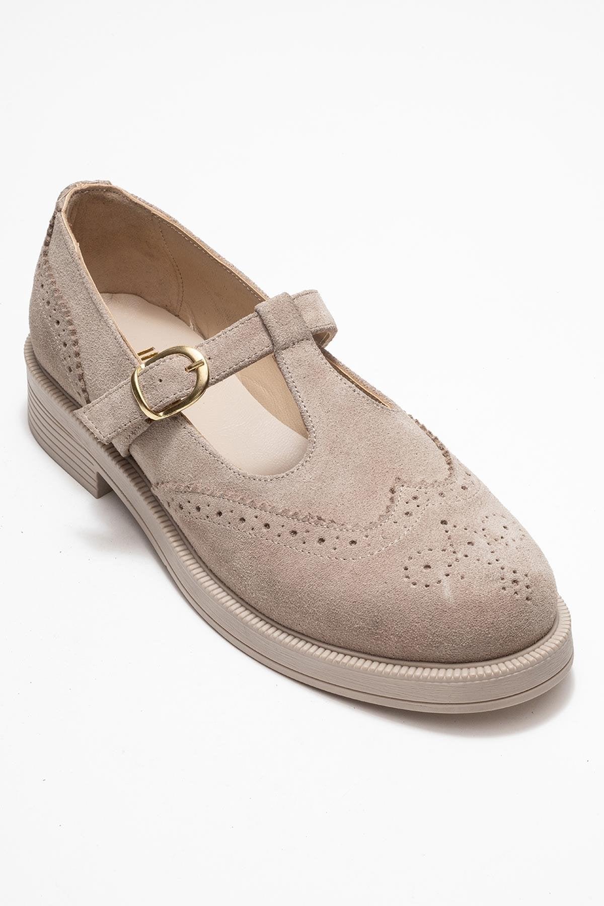 Janney Leder Riemen Loafer