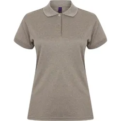 Henbury Damen Coolplus Poloshirt Polo H476 heather grey XS