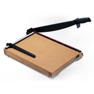 Böttcher-AG Hebelschneider mit Holztisch, A4, 15 Blatt Schnittleistung, Schnittlänge 310 mm
