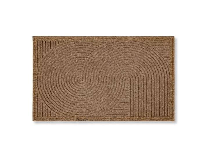 Wetterfeste Fussmatte robust außen rutschfest - Braun 60x90cm (Rechteckig)