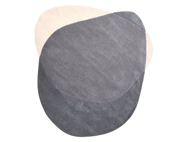 TEPPICH Grau 160/160 cm Wolle Mysuru