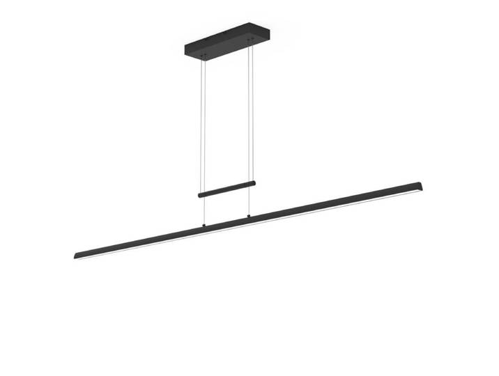 Steinhauer Exclusive Pendelleuchte Profilo - Schwarz , 150,5 Cle