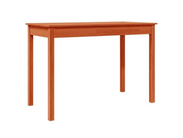 vidaXL Esstisch Wachsbraun 110x55x75 cm Massivholz Kiefer