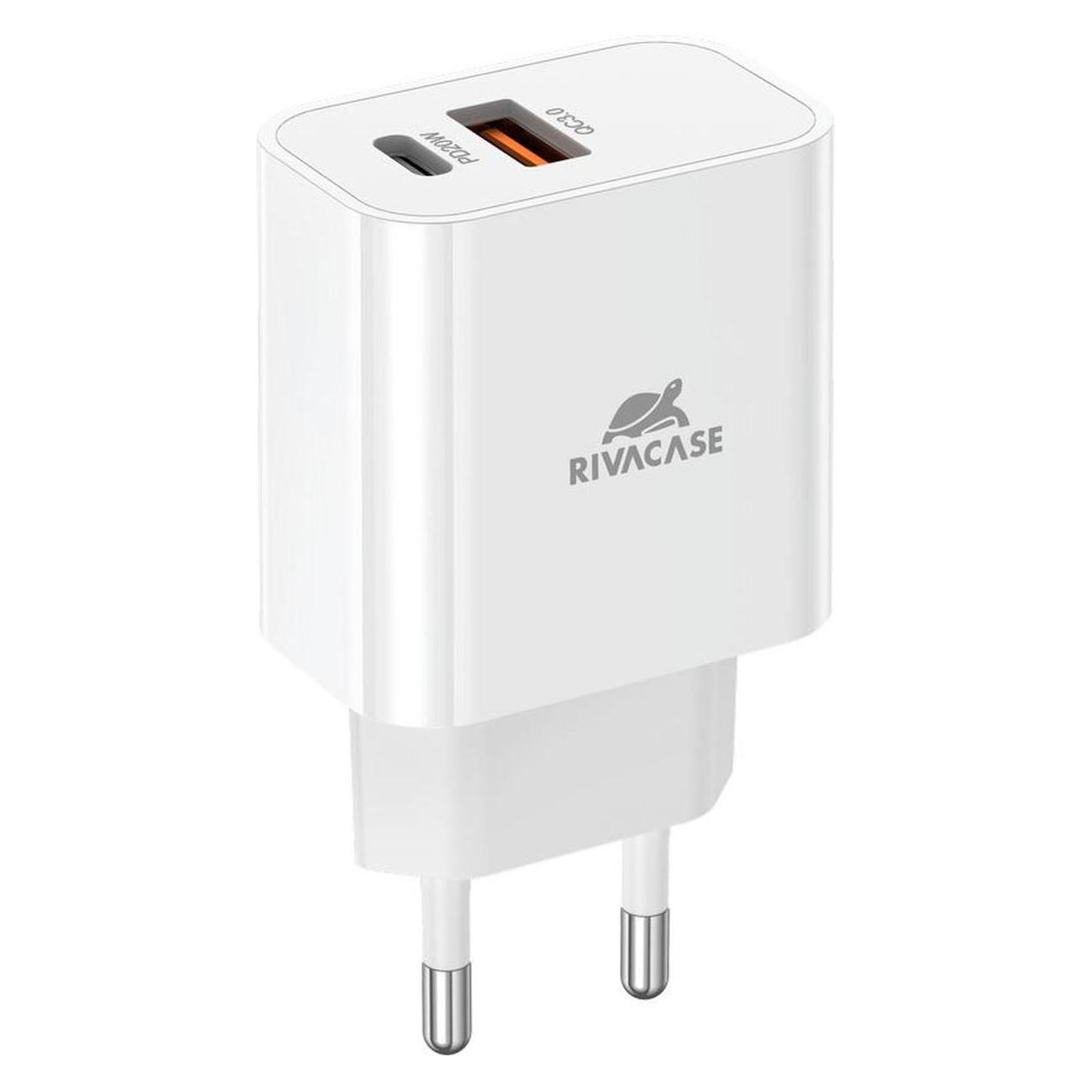 Rivacase MOBILE CHARGER WALL/WHITE PS4102 W00 (20 W) (PS4102W00WHITE)