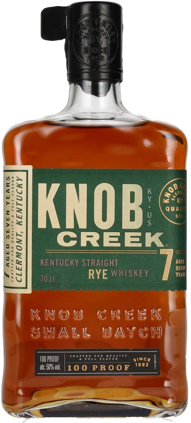 Knob Creek 7 Years Old Kentucky Straight RYE Whiskey Small Batch 50% Vol. 0,7l