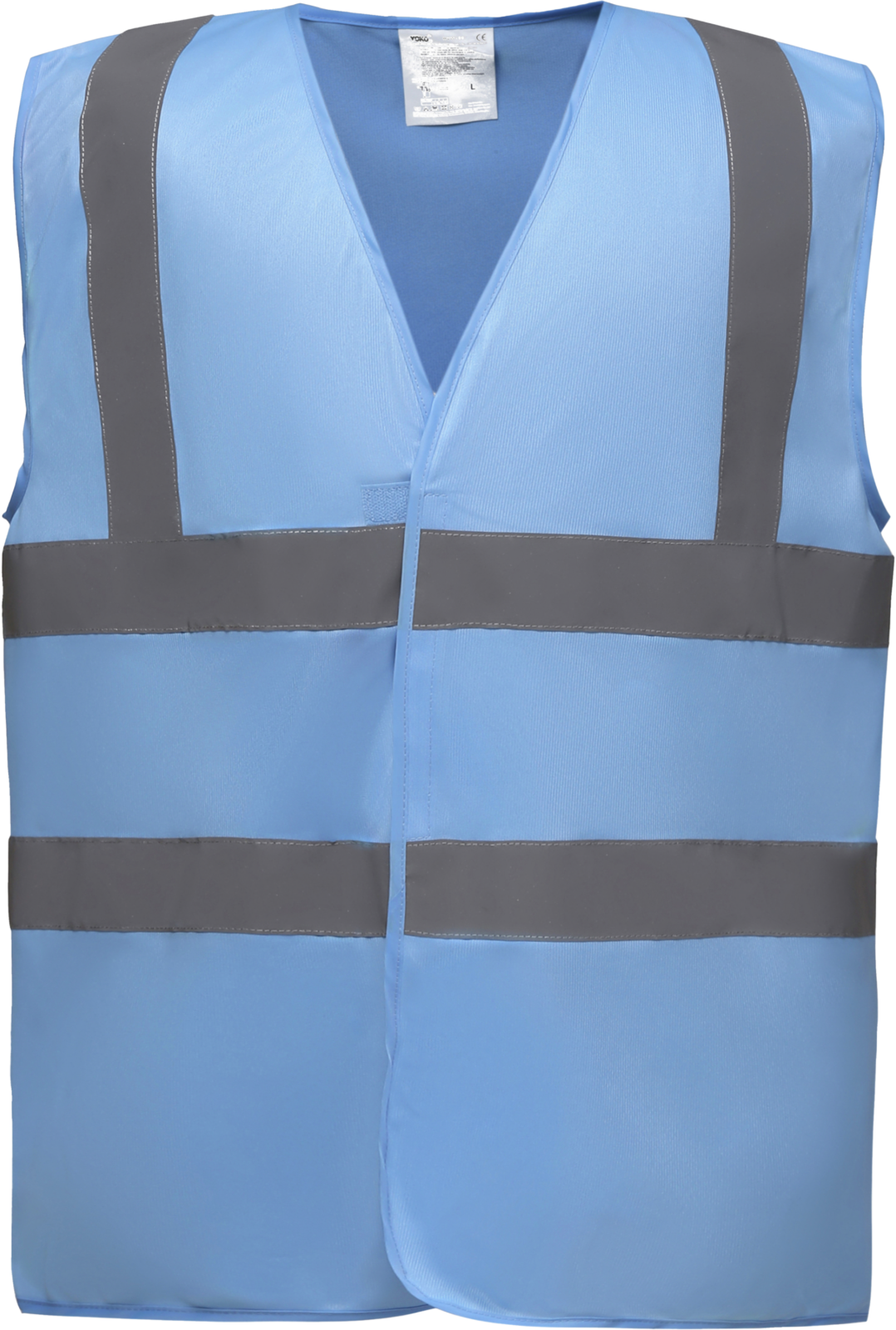 YOKO Gilet de travail Retro bleu ciel Bleu royal XXL