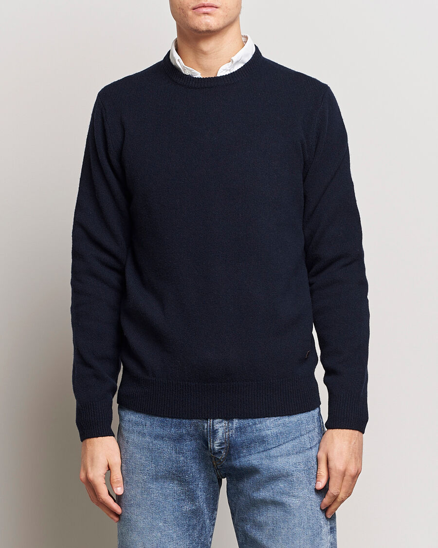 Barbour Lifestyle Patch Crew Navy men S Blå