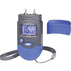 Basetech BT-400 Materialfeuchtemessgerät Messbereich Baufeuchtigkeit (Bereich) 0.2 bis 2.0 % vol Messbereich Holzfeuchtigkeit (Bereich) 6 bis 44 % vol